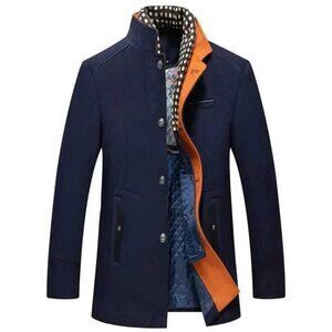 New Chou Yatou Premium Wool Blended Trench Coat - Mens Winter Jackets Coats SZ L